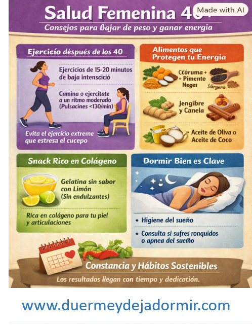 Salud femenina infografía